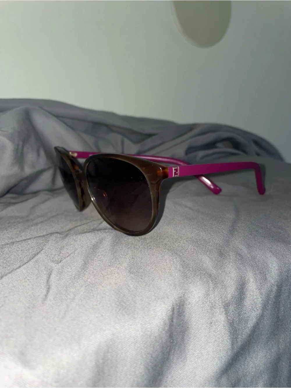 Fendi Brown Gradient Cat-Eye Sunglasses